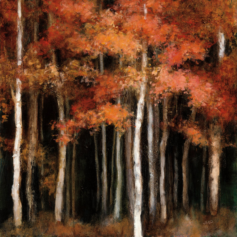 Red Barrel Studio® October Woods by Julia Purinton Wrapped Canvas